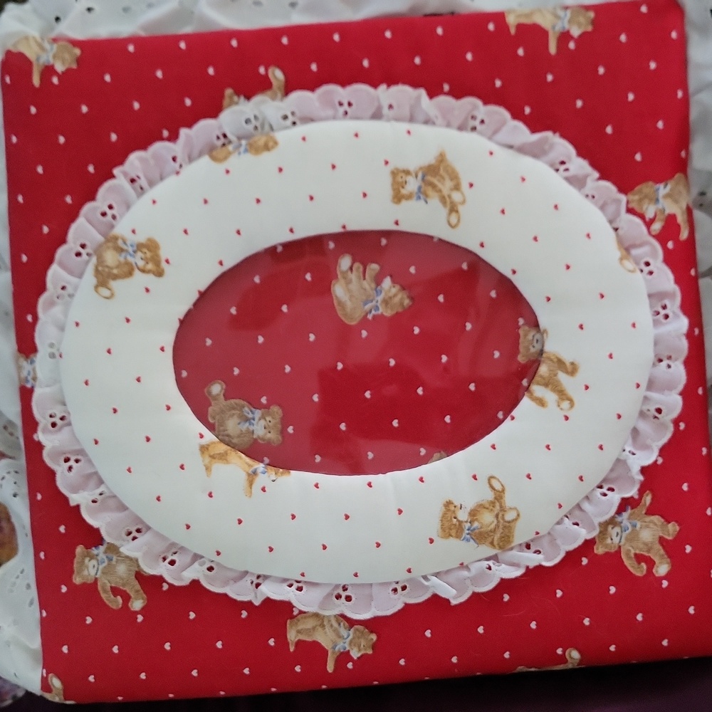 Vintage Fabric Picture Album